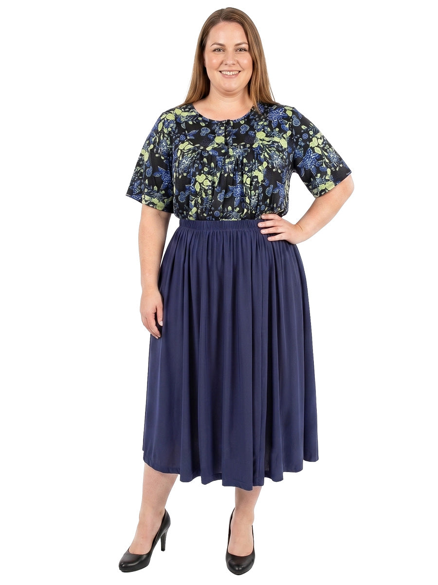 Carter Bib Top - Black Print