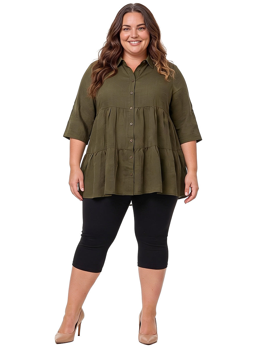 Beckett Blouse - Olive