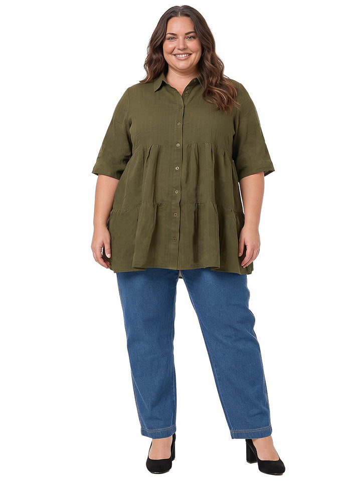 Beckett Blouse - Olive
