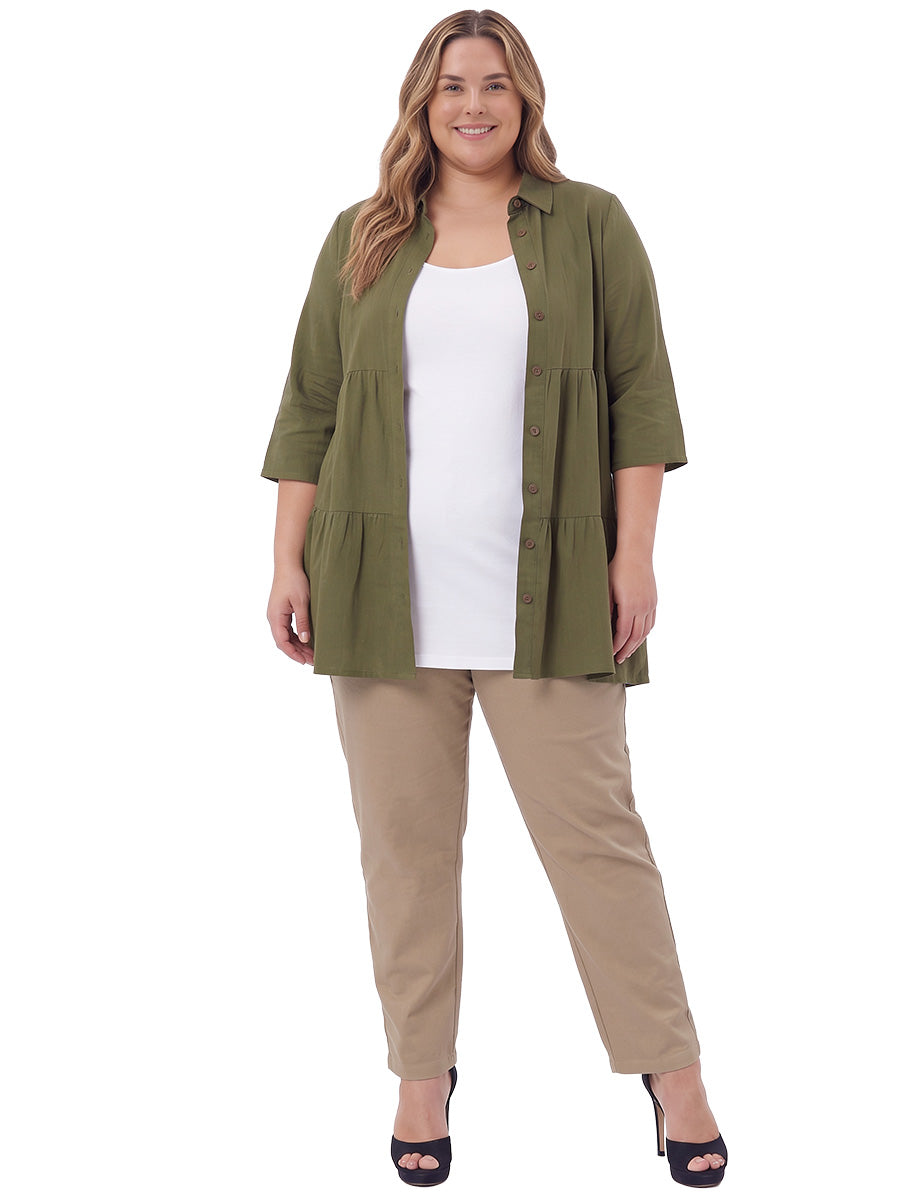 Beckett Blouse - Olive