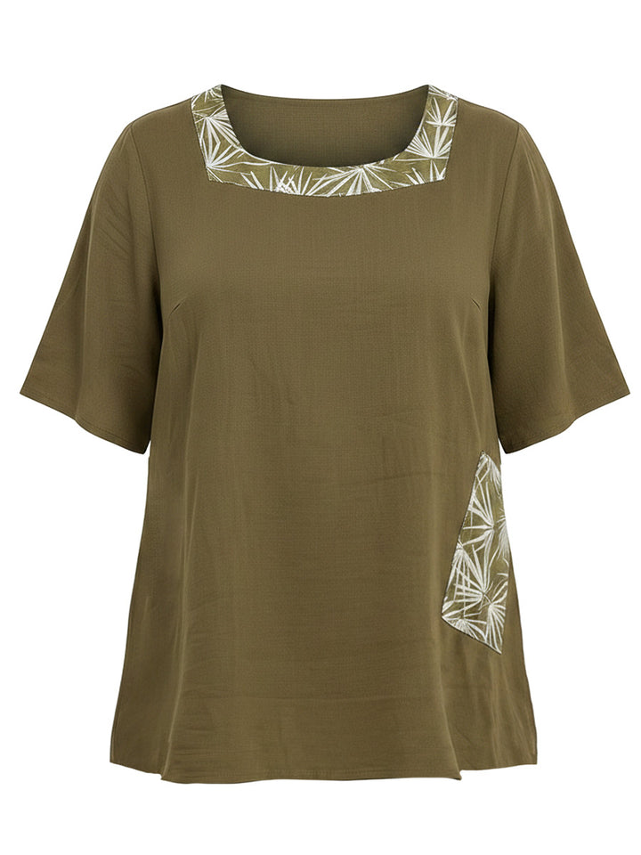 Sherry Linen Tunic - Olive