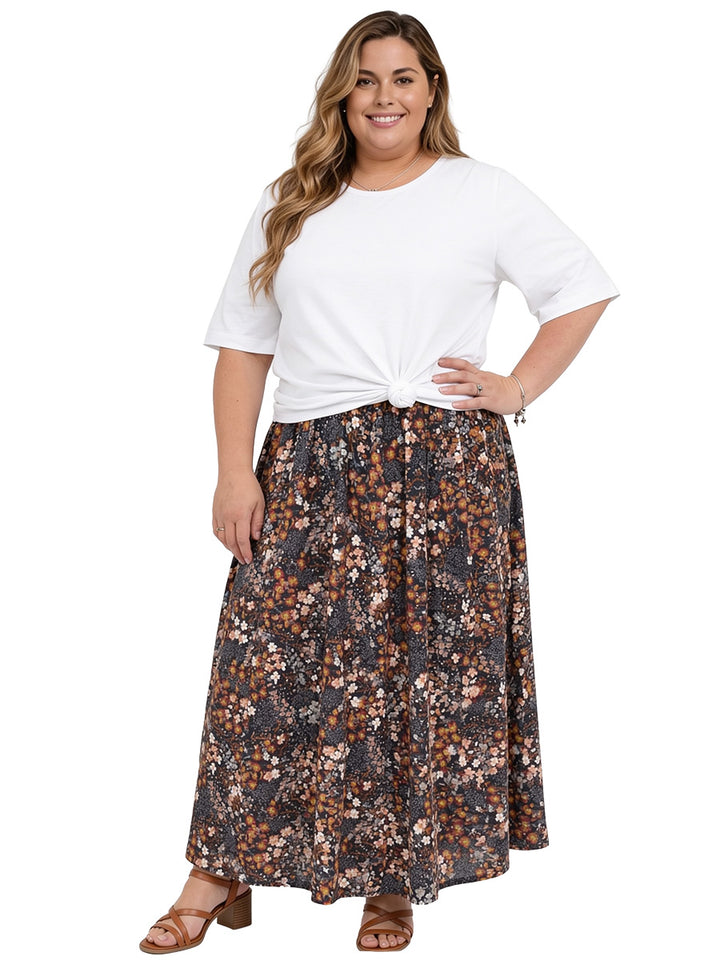 Miranda Maxi Skirt - Print
