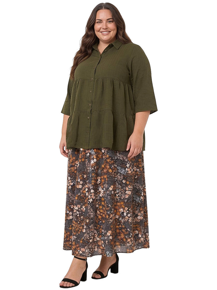 Miranda Maxi Skirt - Print