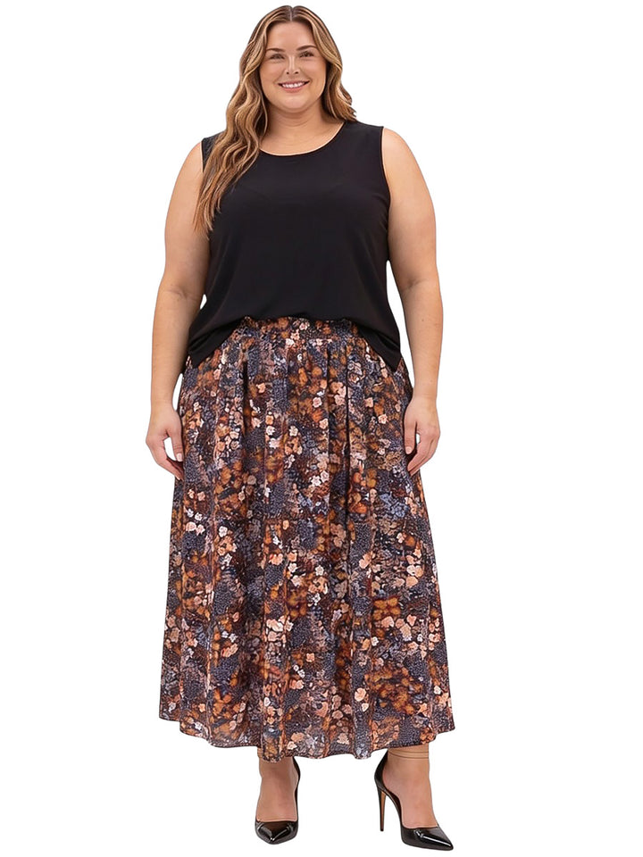 Miranda Maxi Skirt - Print