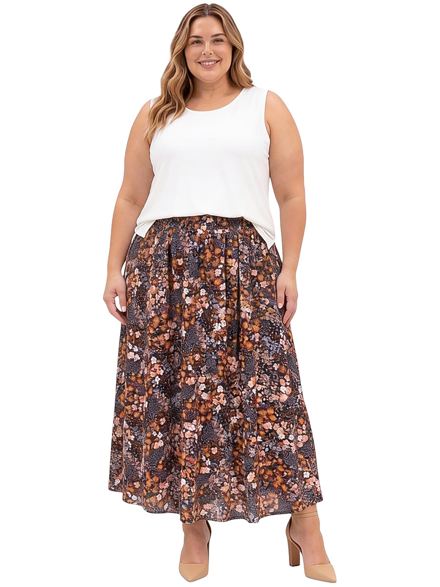 Miranda Maxi Skirt - Print