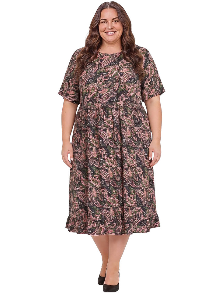 Trinity Dress - Black Print