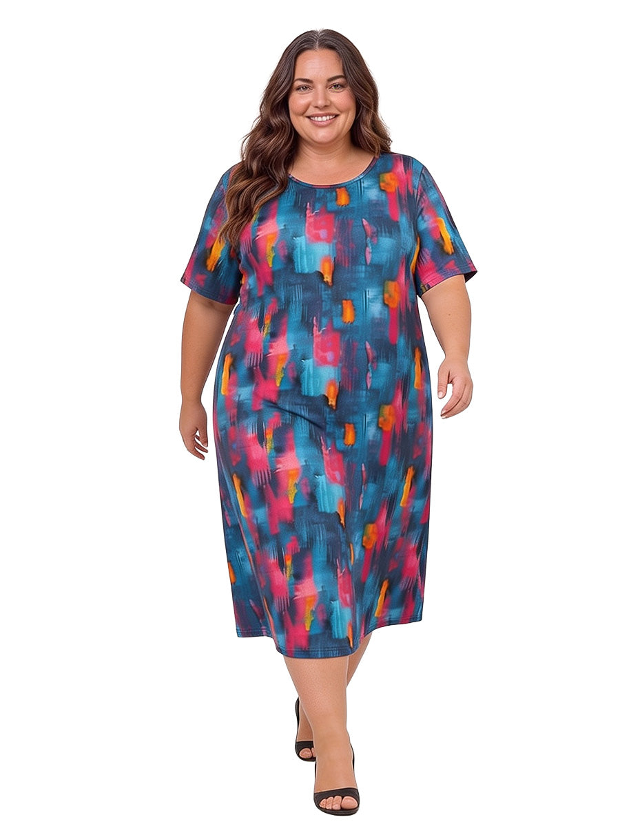 Perry Dress - Multi Print