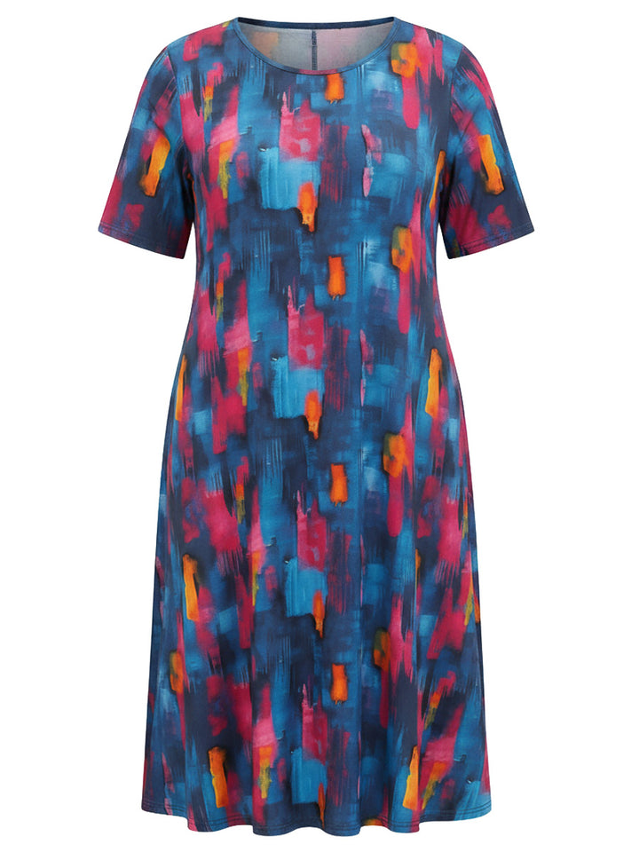 Perry Dress - Multi Print