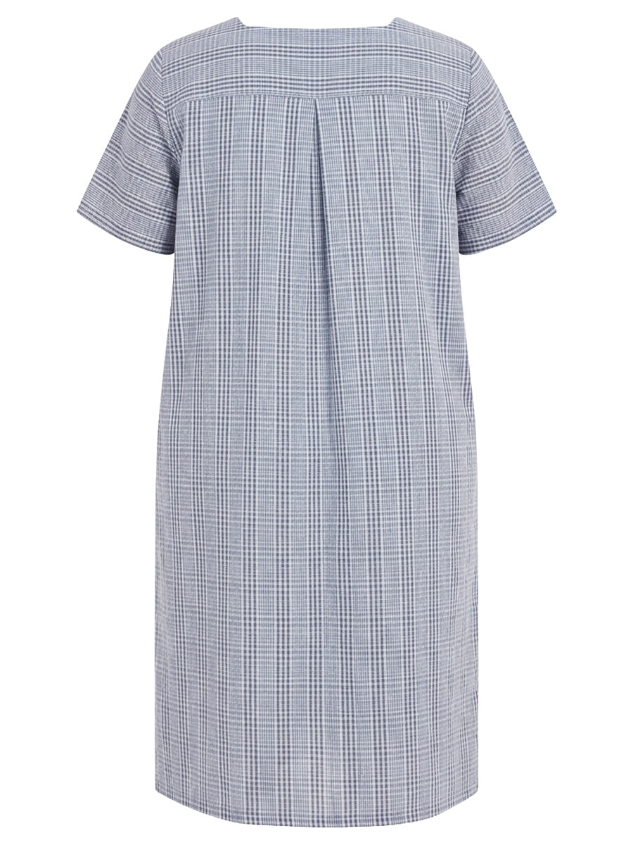 Beretta Dream Seersucker Nightie - Blue