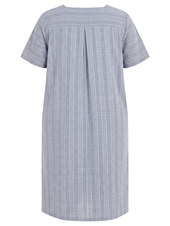 Beretta Dream Seersucker Nightie - Blue