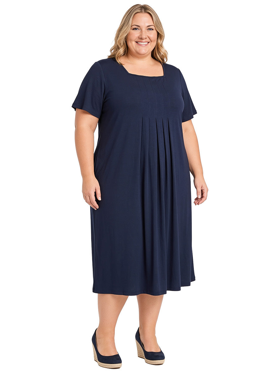 Darla Dress - Navy