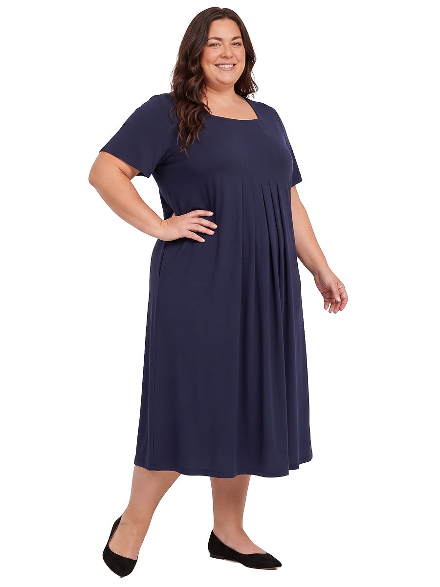 Darla Dress - Navy
