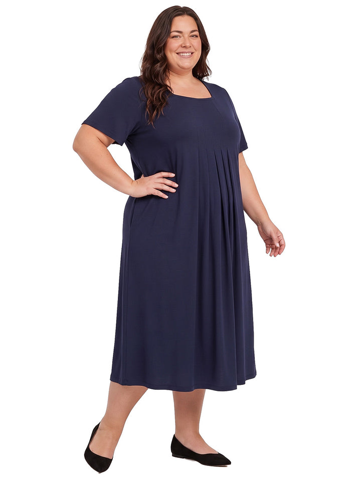 Darla Dress - Navy