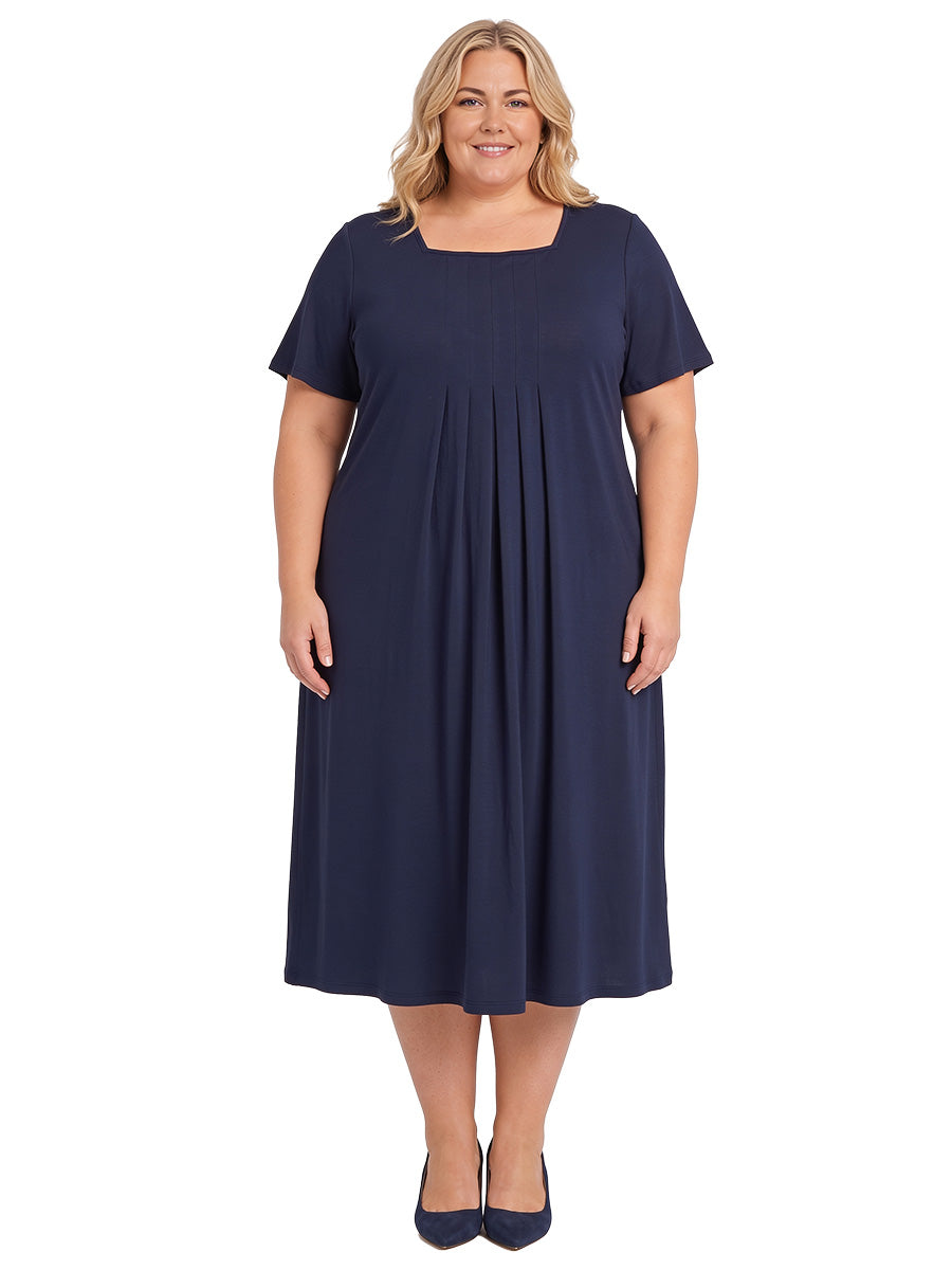 Darla Dress - Navy