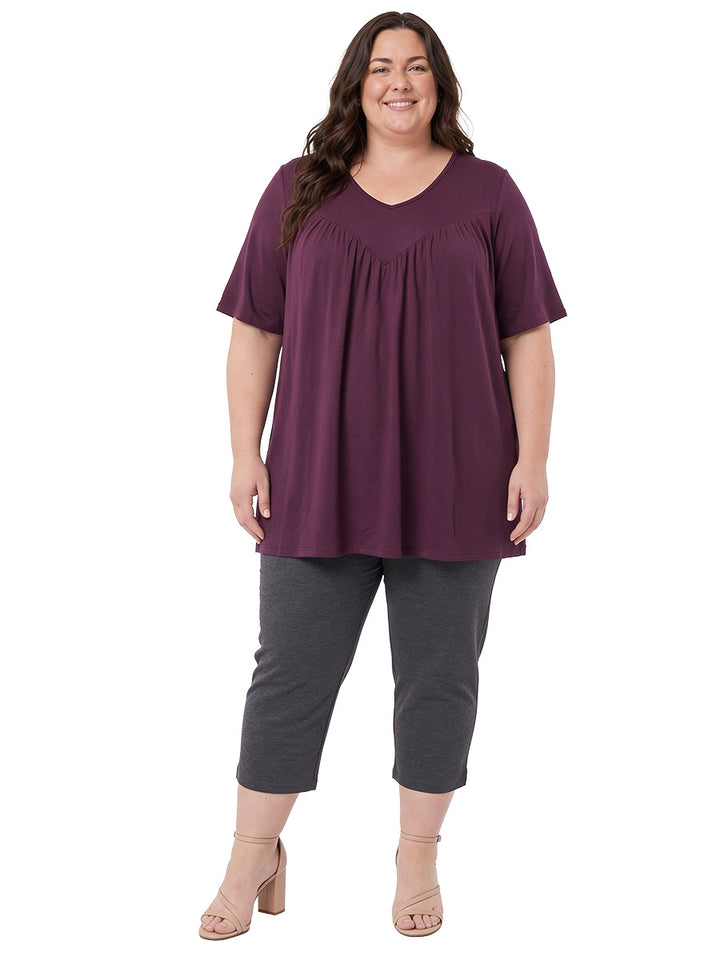 Leeman Top - Plum