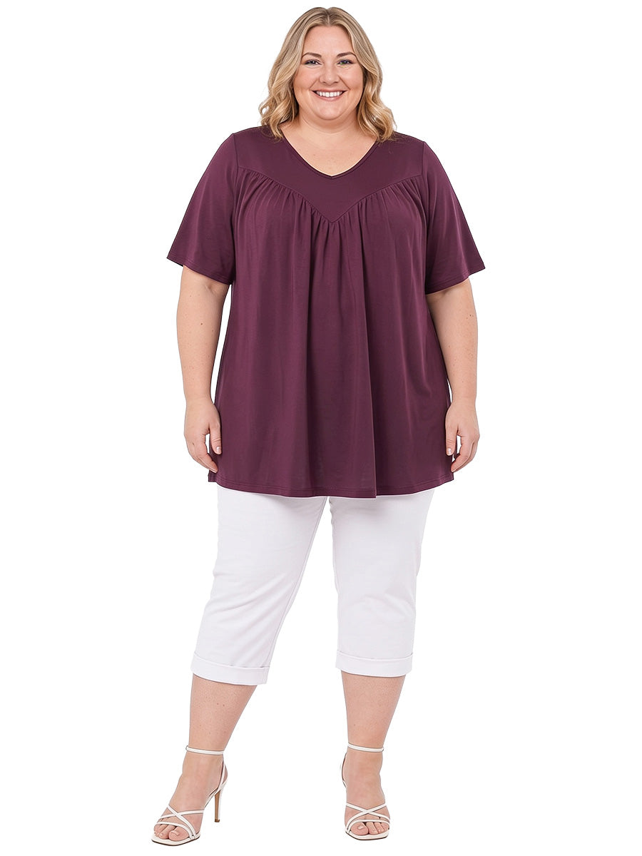 Leeman Top - Plum