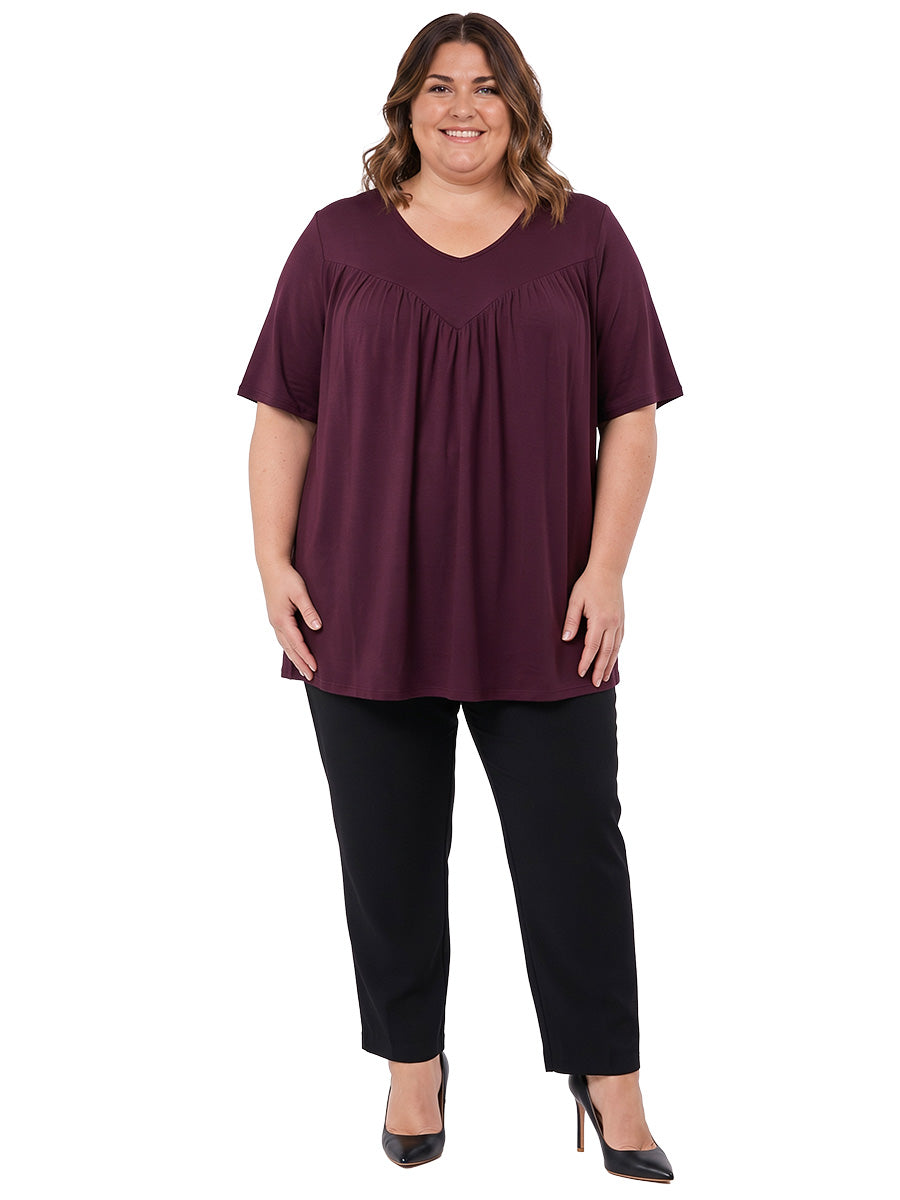 Leeman Top - Plum
