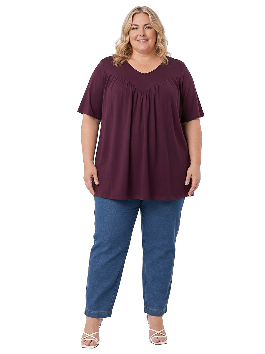 Leeman Top - Plum