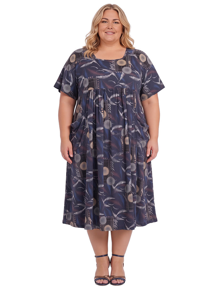 Justice Dress - Black Print