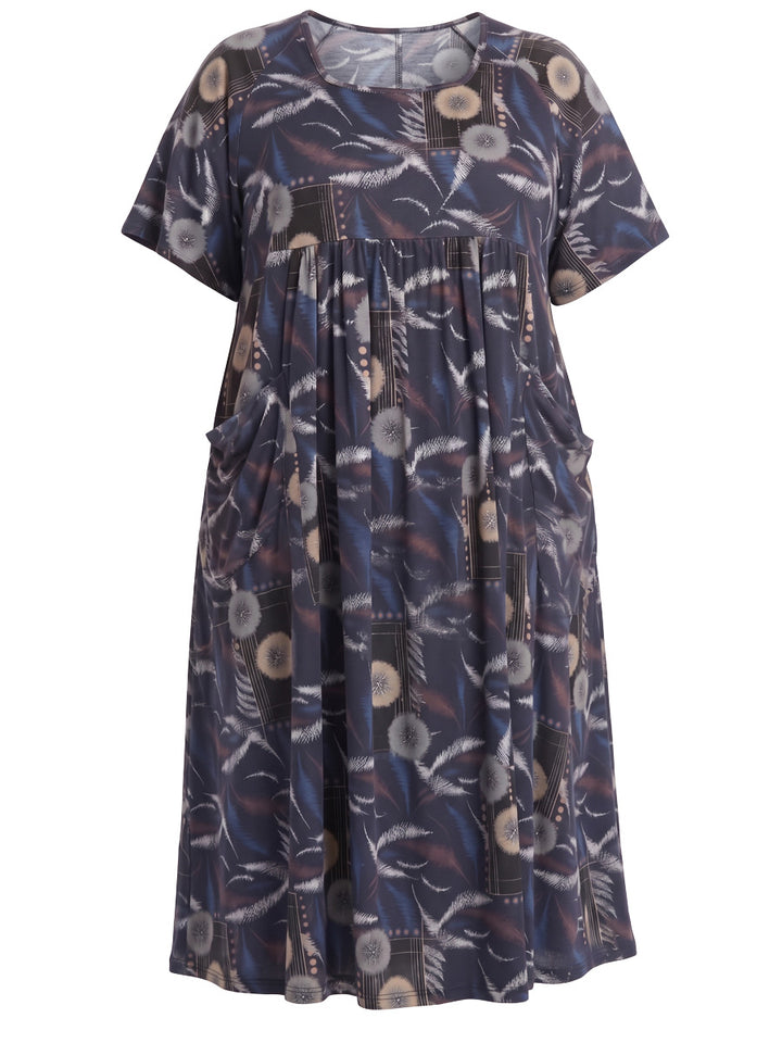 Justice Dress - Black Print
