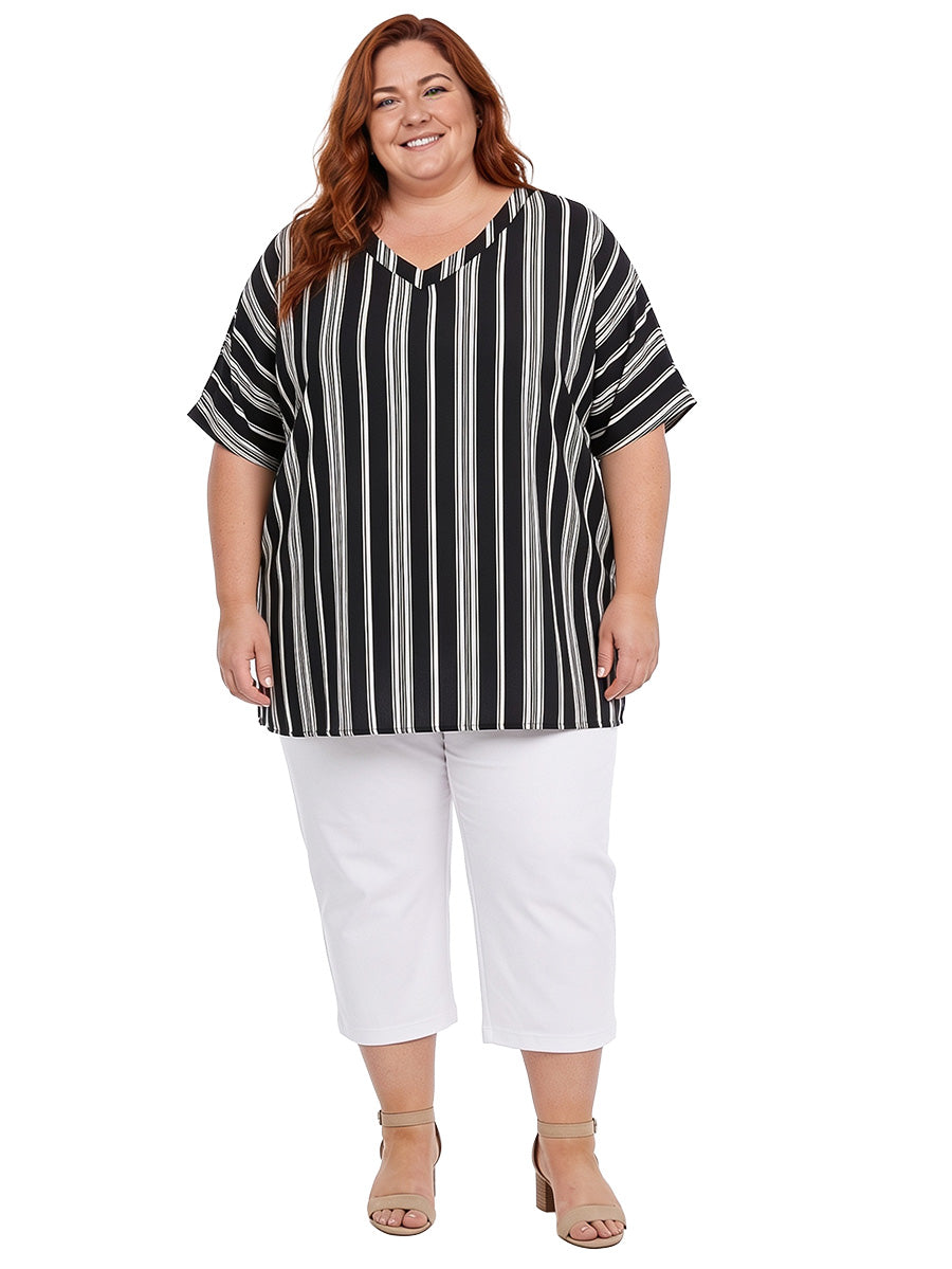 Hastings Top - Black Print | Blouses | Dale and Waters