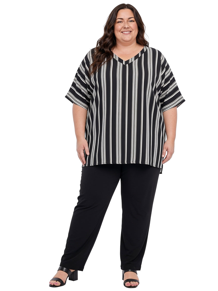 Hastings Top - Black Print | Blouses | Dale and Waters