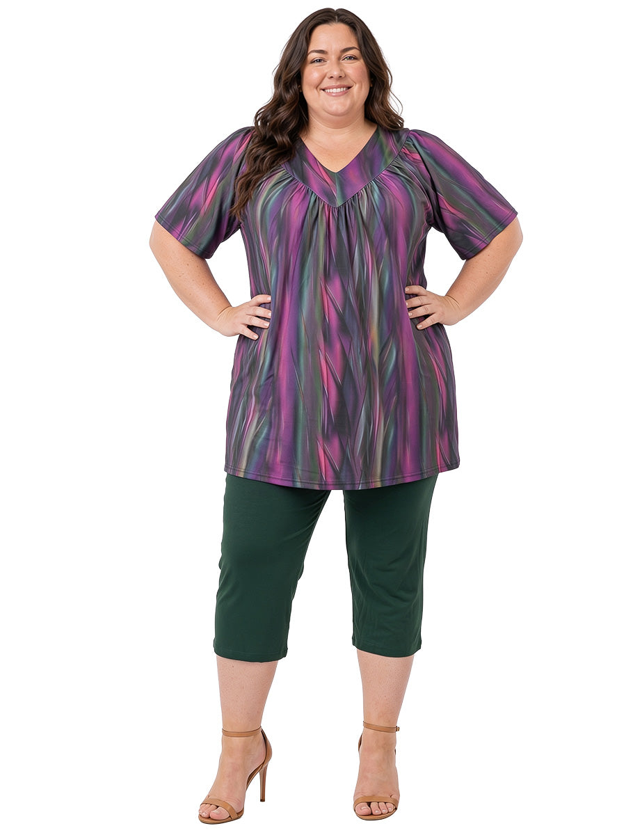 Tarni Fields Tunic - Black Print