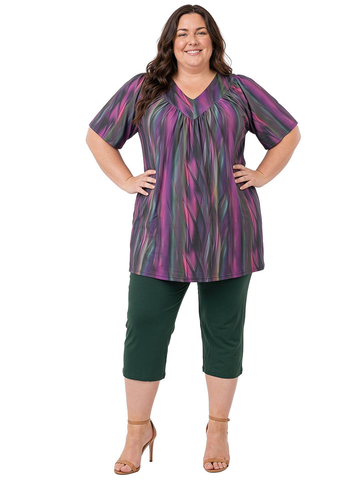 Tarni Fields Tunic - Black Print