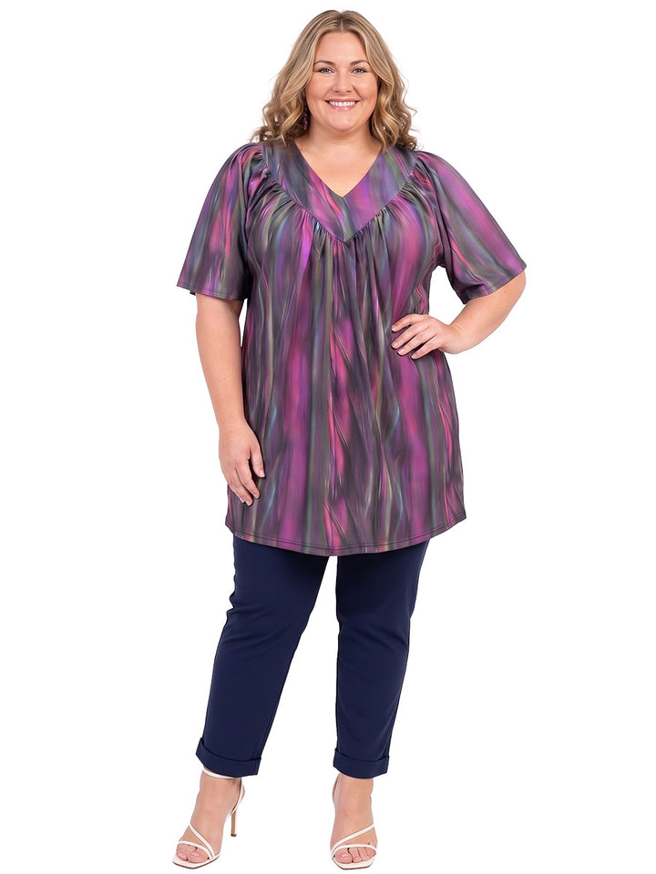 Tarni Fields Tunic - Black Print