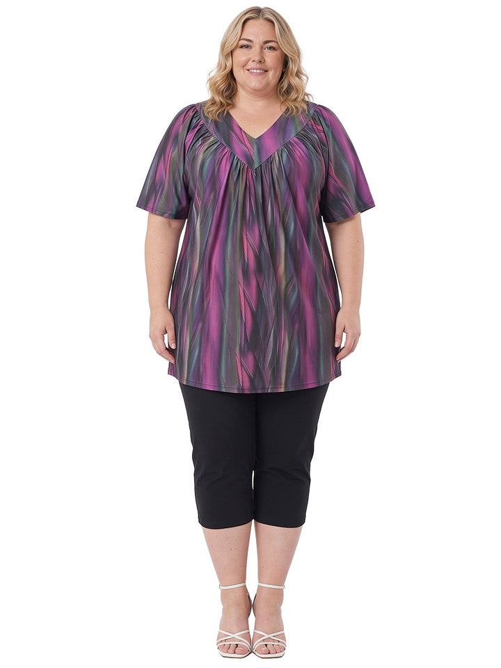 Tarni Fields Tunic - Black Print