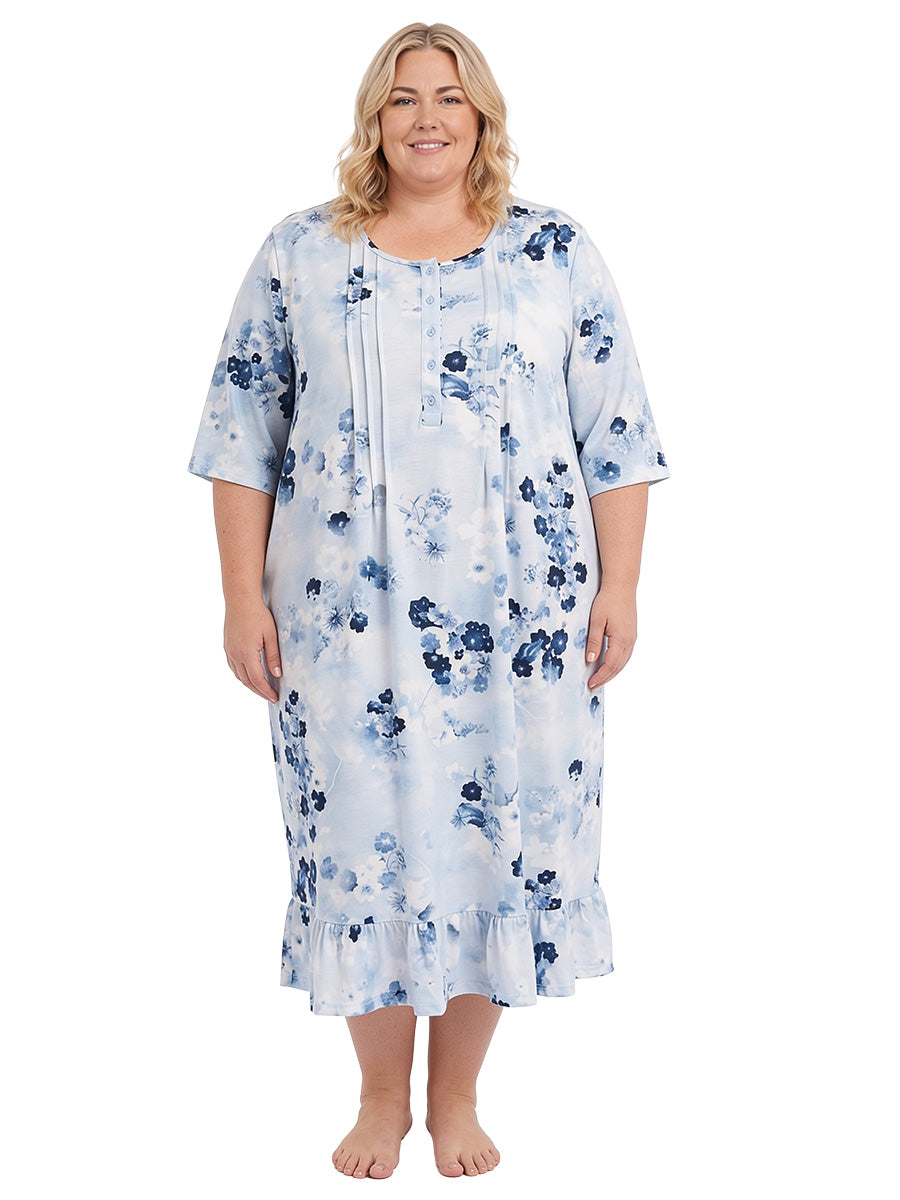 Yellowstone Nightie - Ivory Print