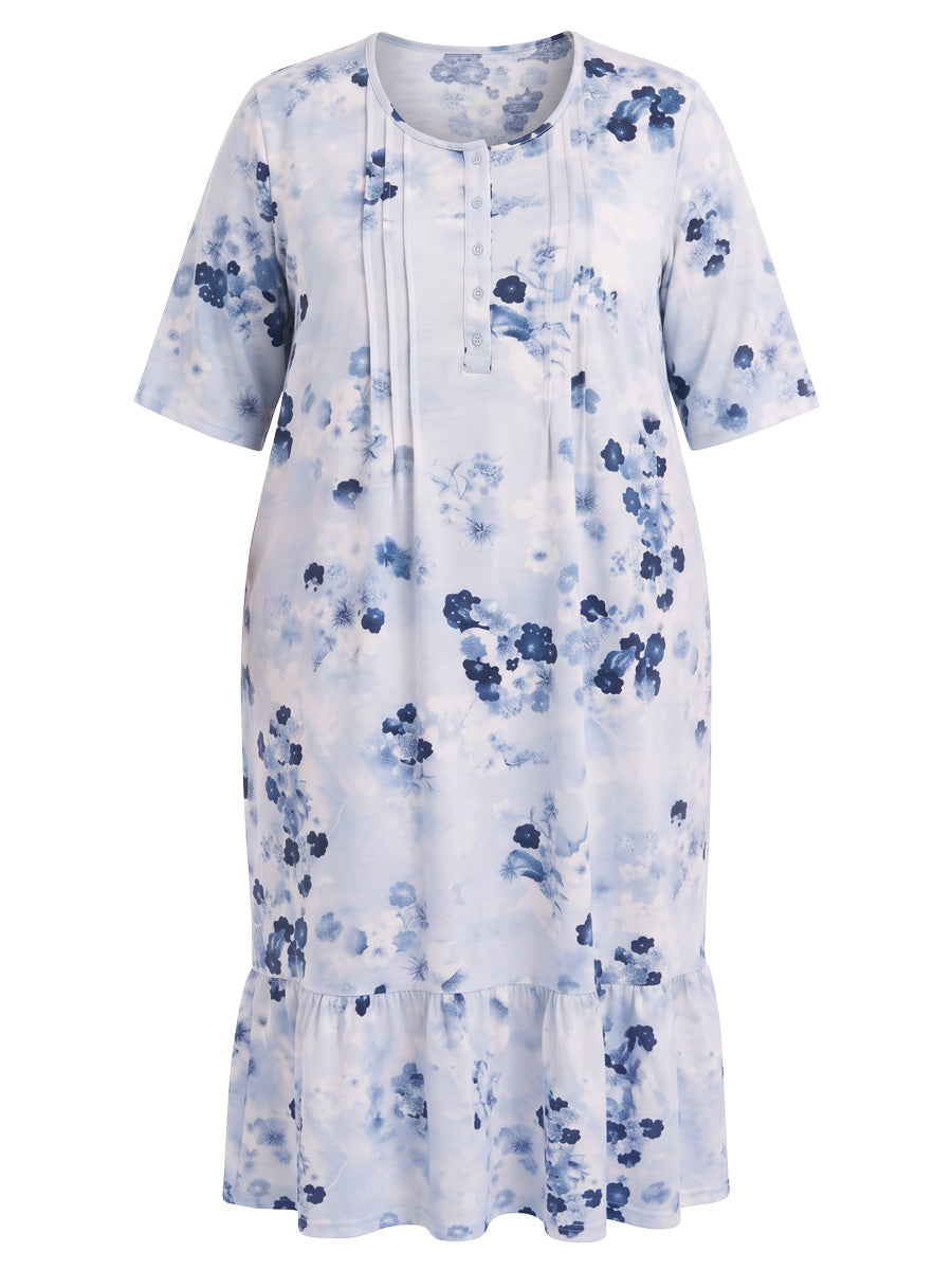 Yellowstone Nightie - Ivory Print