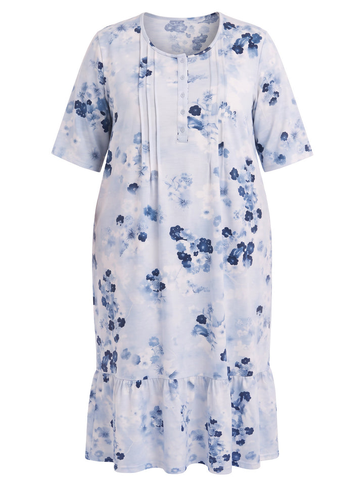 Yellowstone Nightie - Ivory Print
