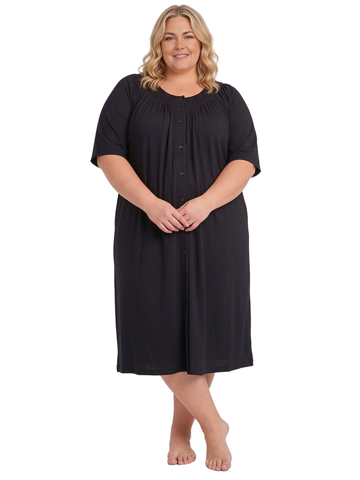 Summer Dressing Gown - Black