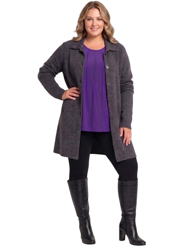 Lets Swing Jacket - Grey*