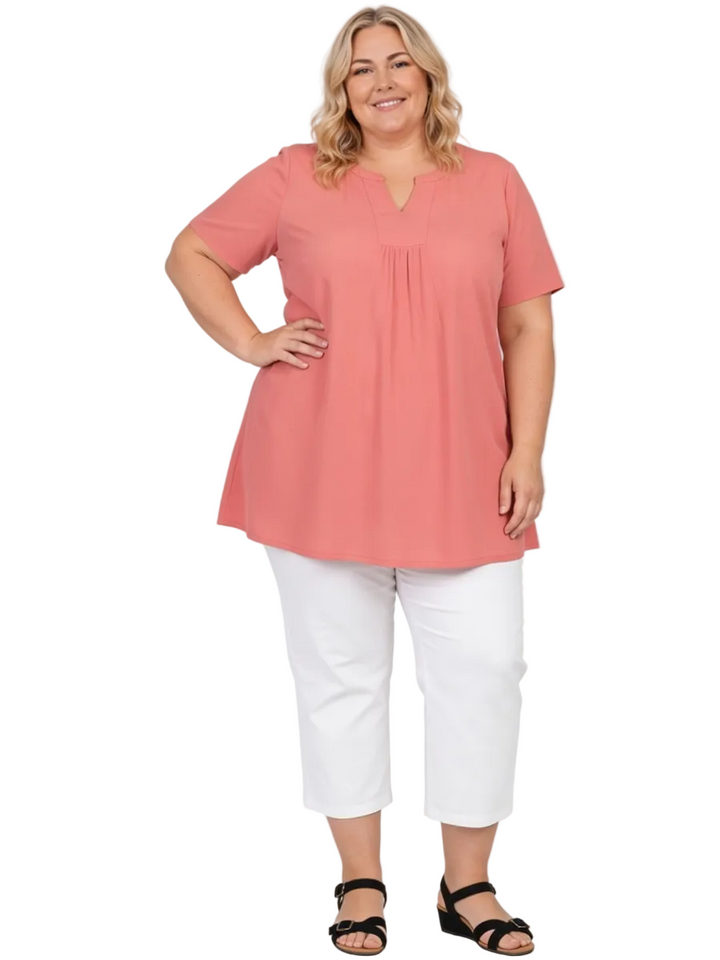 Liberty Tee - Coral Pink