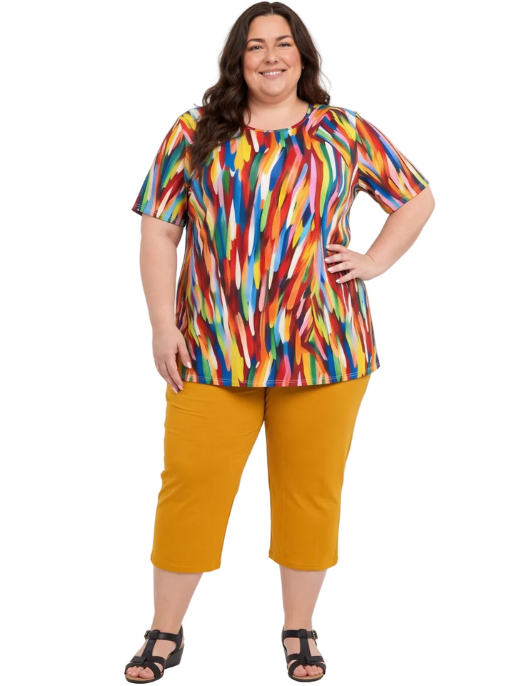 Mina Top - Multi Print | Tops | Dale and Waters
