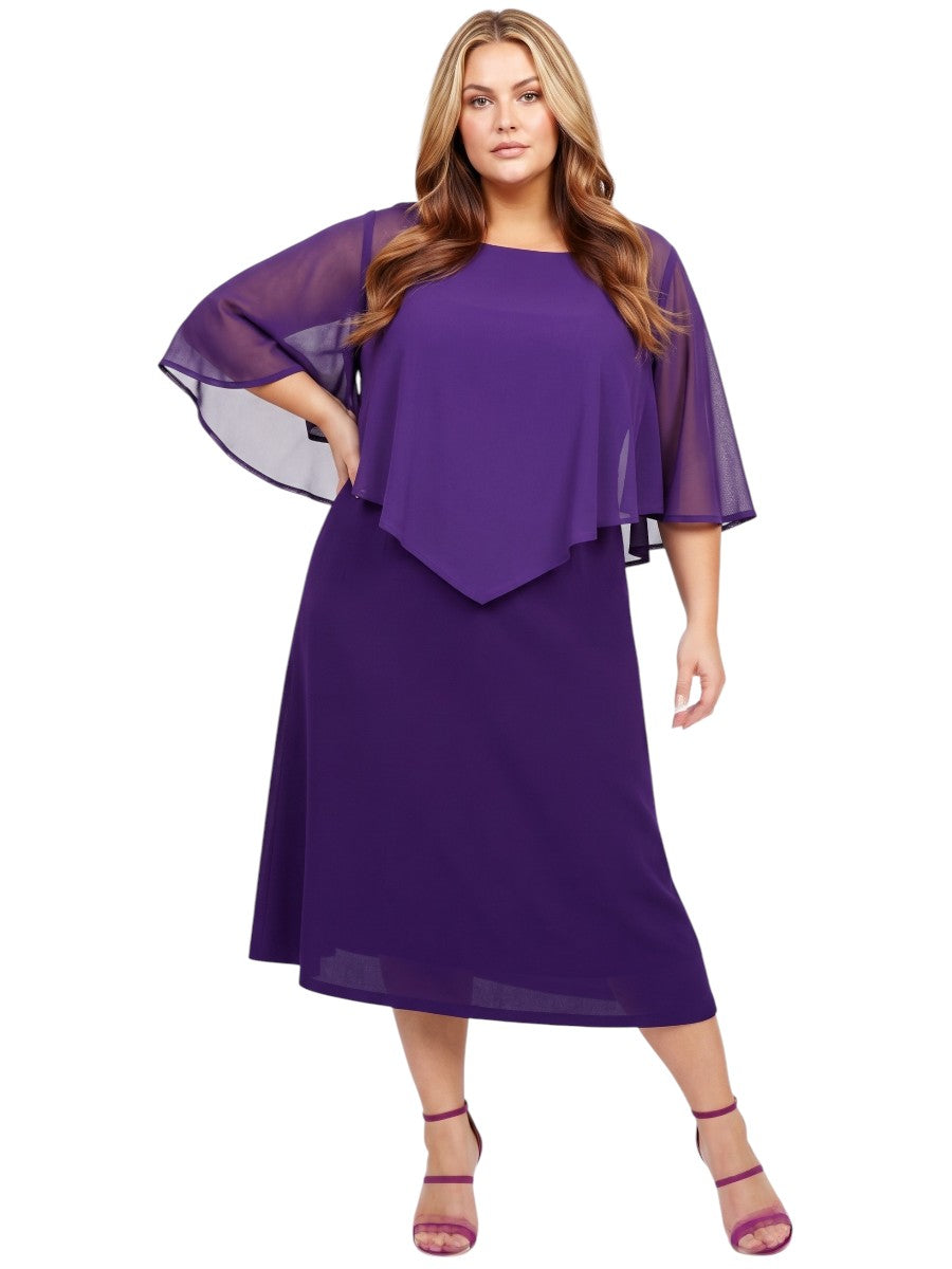 Mulberry Silk Dress - Mulberry*