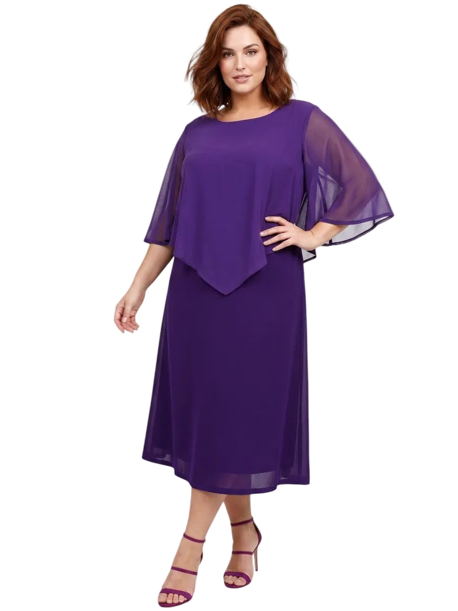 Mulberry Silk Dress - Mulberry*