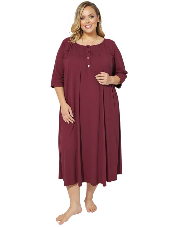 Nerina Nightie - Wine