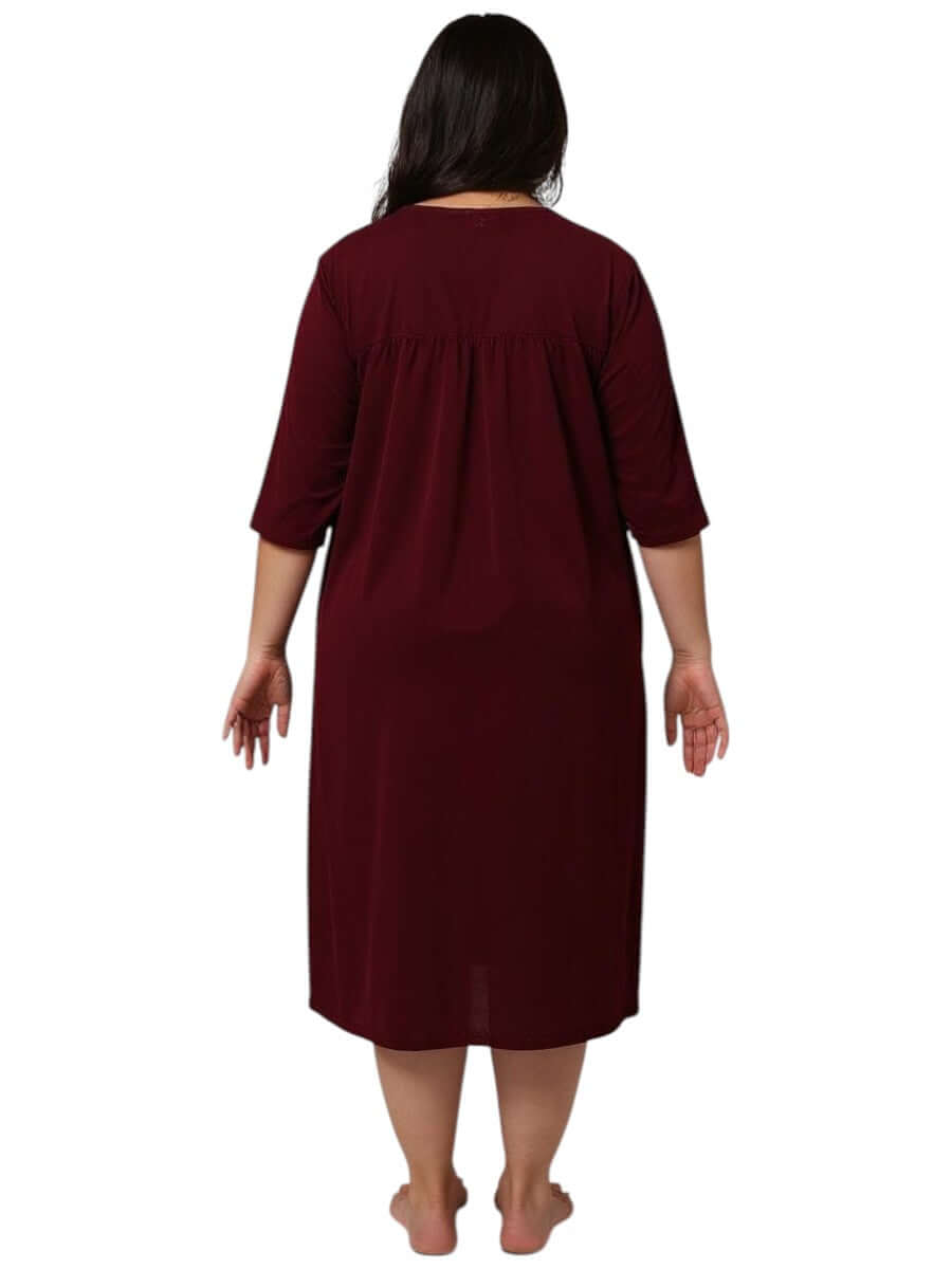 Nerina Nightie - Wine