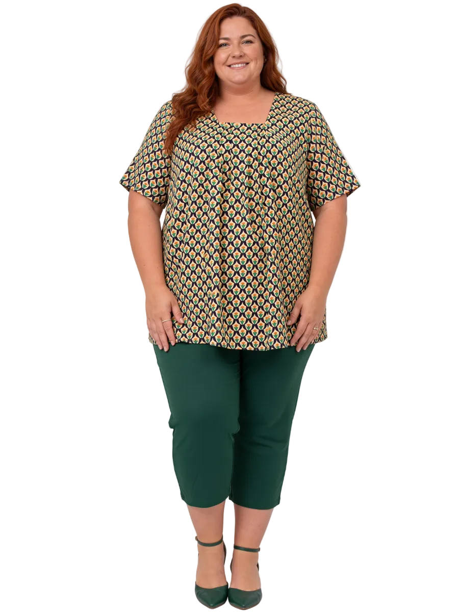 Paradise Passage Top - Print**