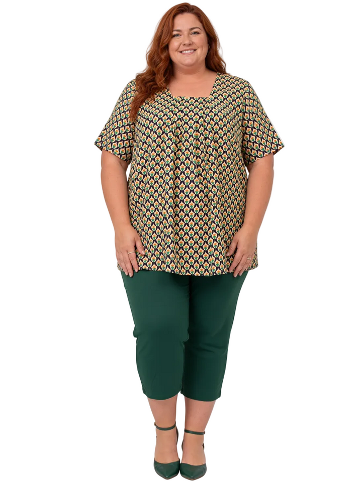 Paradise Passage Top - Print**