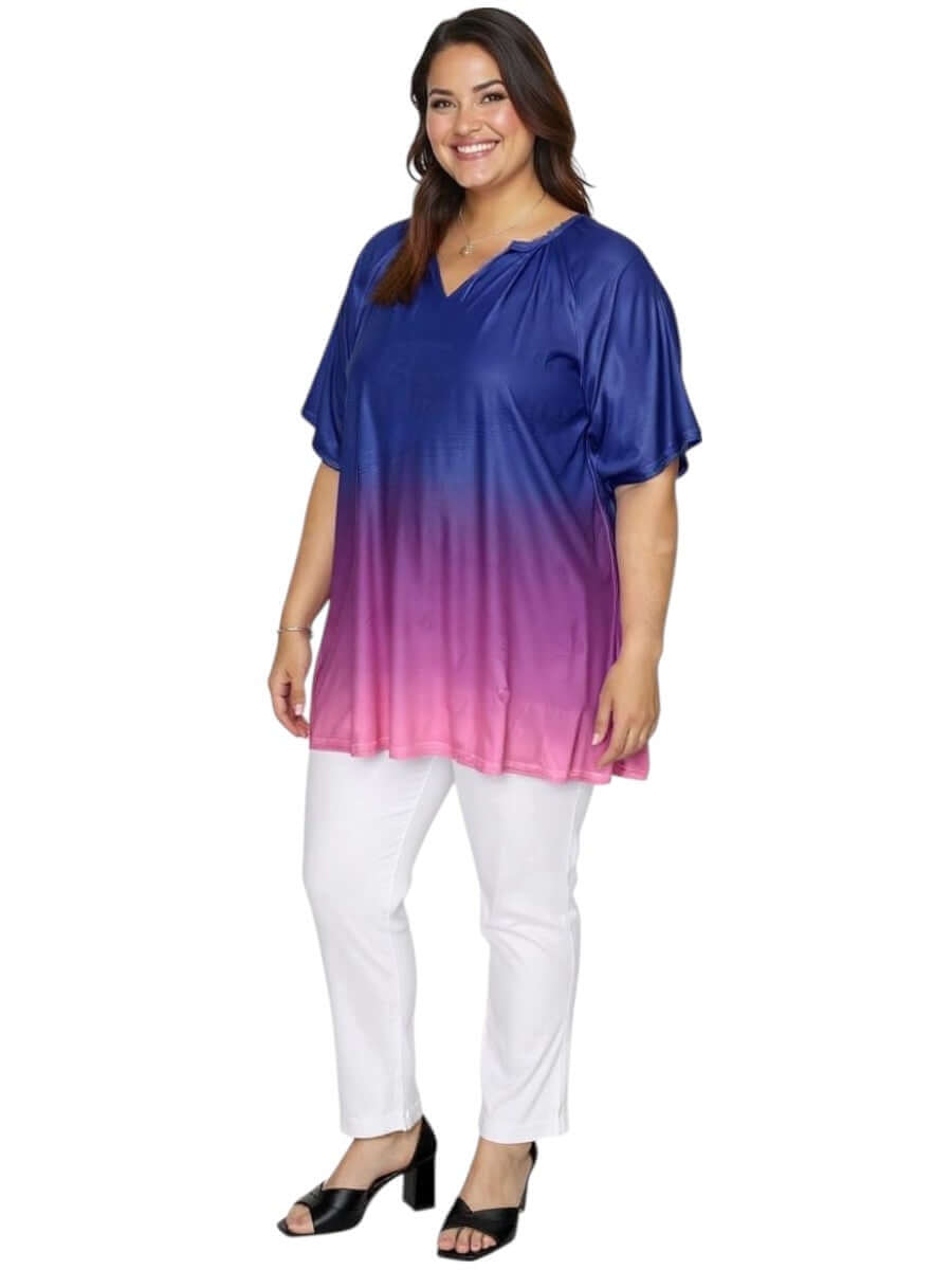 Romy Top - Pink Ombre