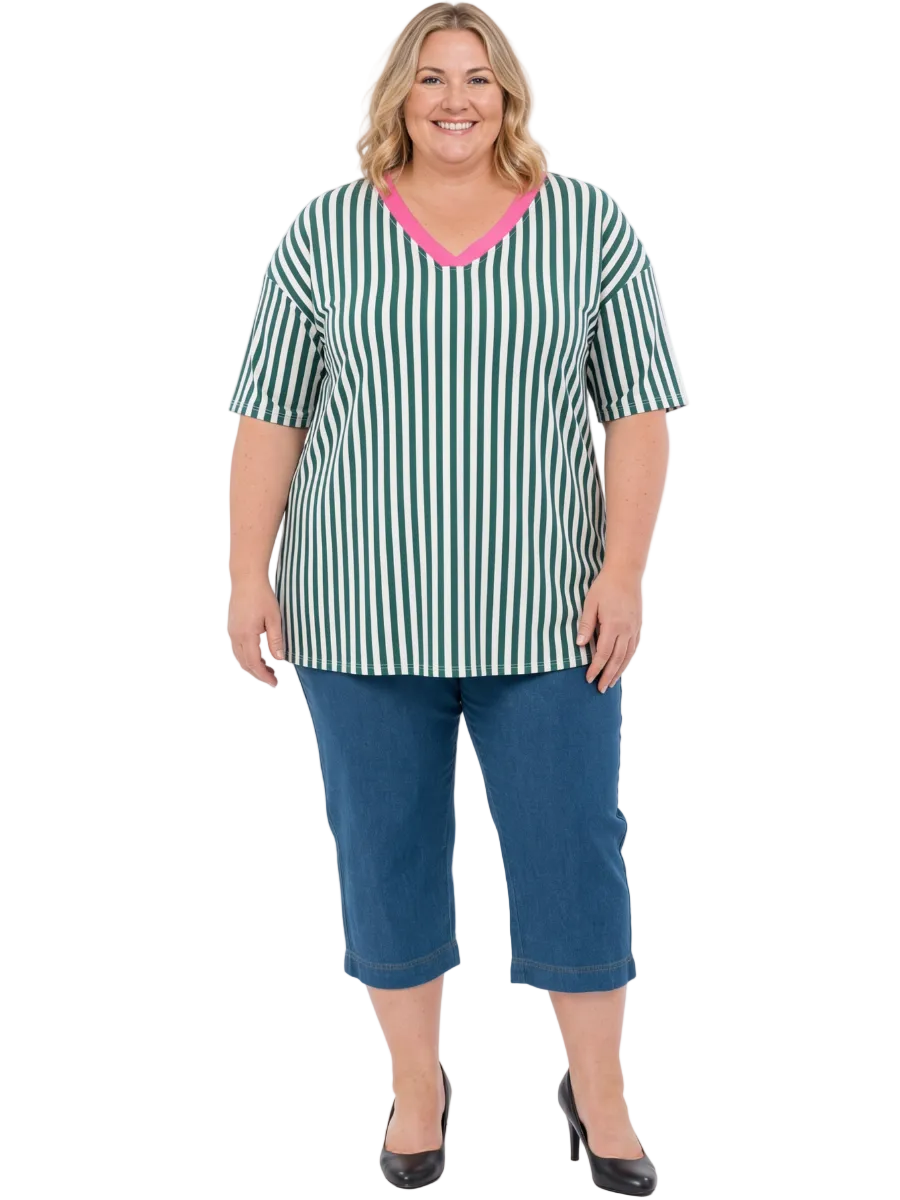 SAMPLE ONLY - CANDY STRIPE TOP**
