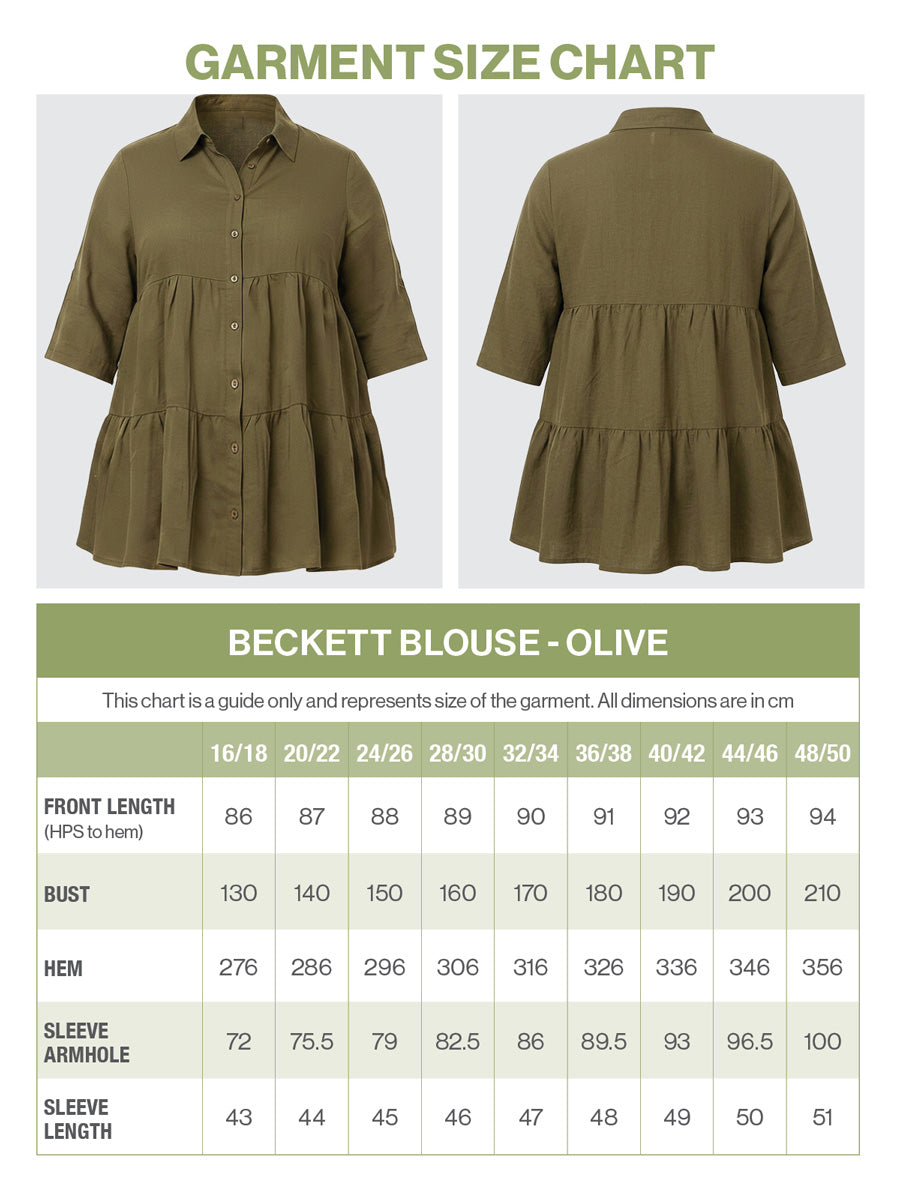 Beckett Blouse - Olive