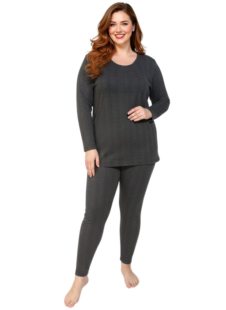 Thermal Top - Grey  Black*