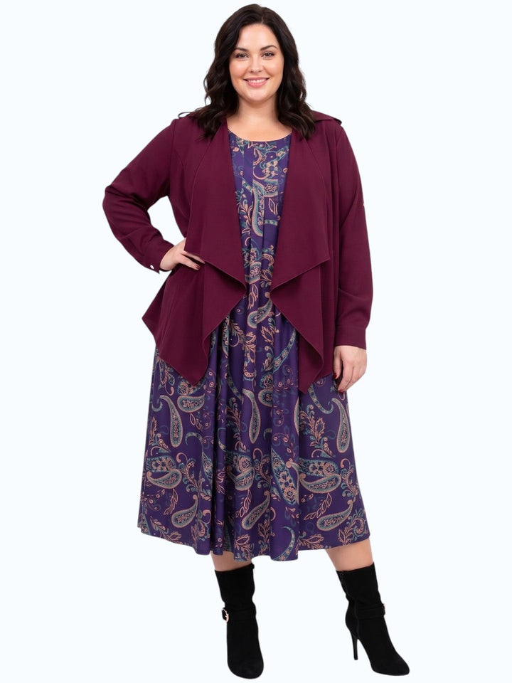 The Parade Jacket - Maroon