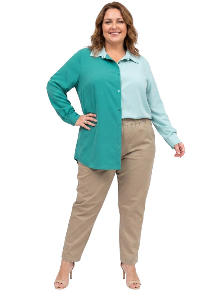 Twin Peaks Blouse - Teal**