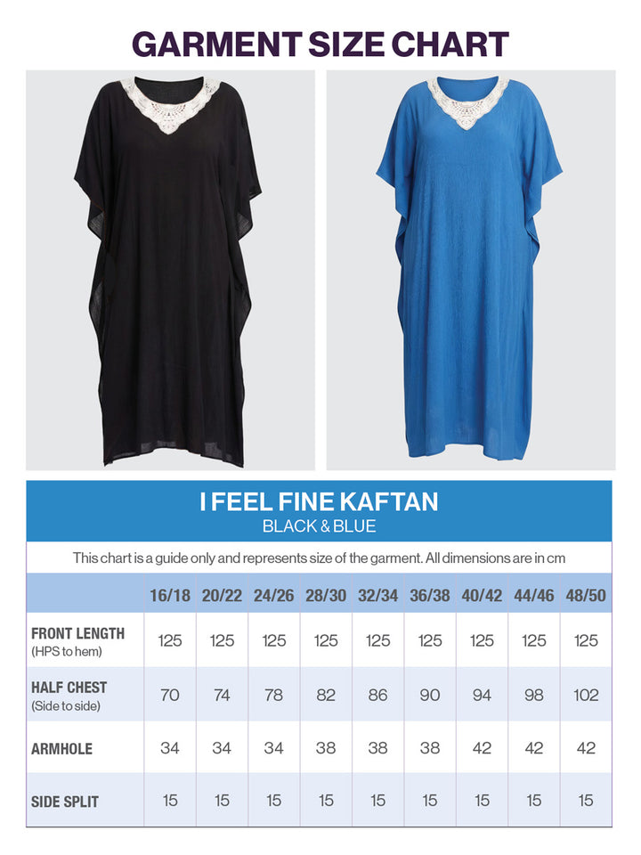 I Feel Fine Kaftan - Blue